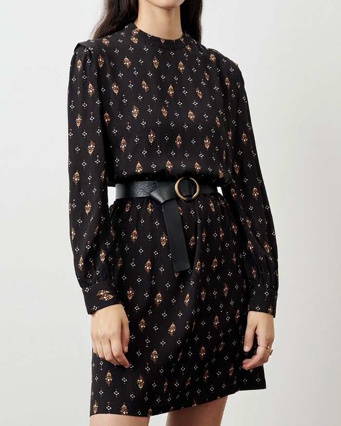 Z | Sessun robe Claro imprimé Black Arlette