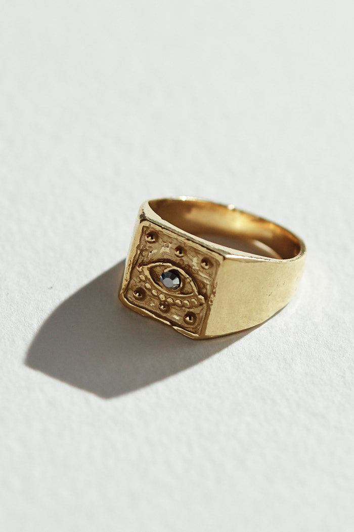 Stalactite bague chevalière Eye