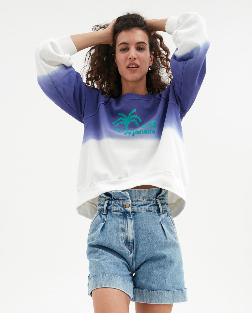 Z | Tinsels sweat Tie & Dye Tonga Ajaccio de Janeiro