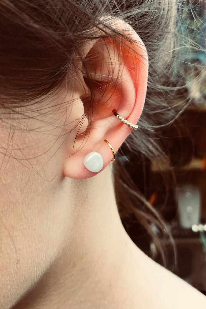 Maria Black twirl Baroque perle nacre