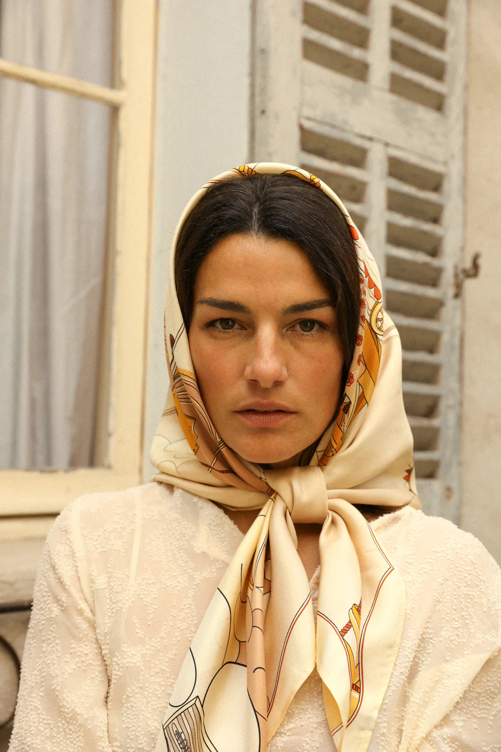 Année carre de soie 110cm Adresse Inconnue La Roulotte neutre