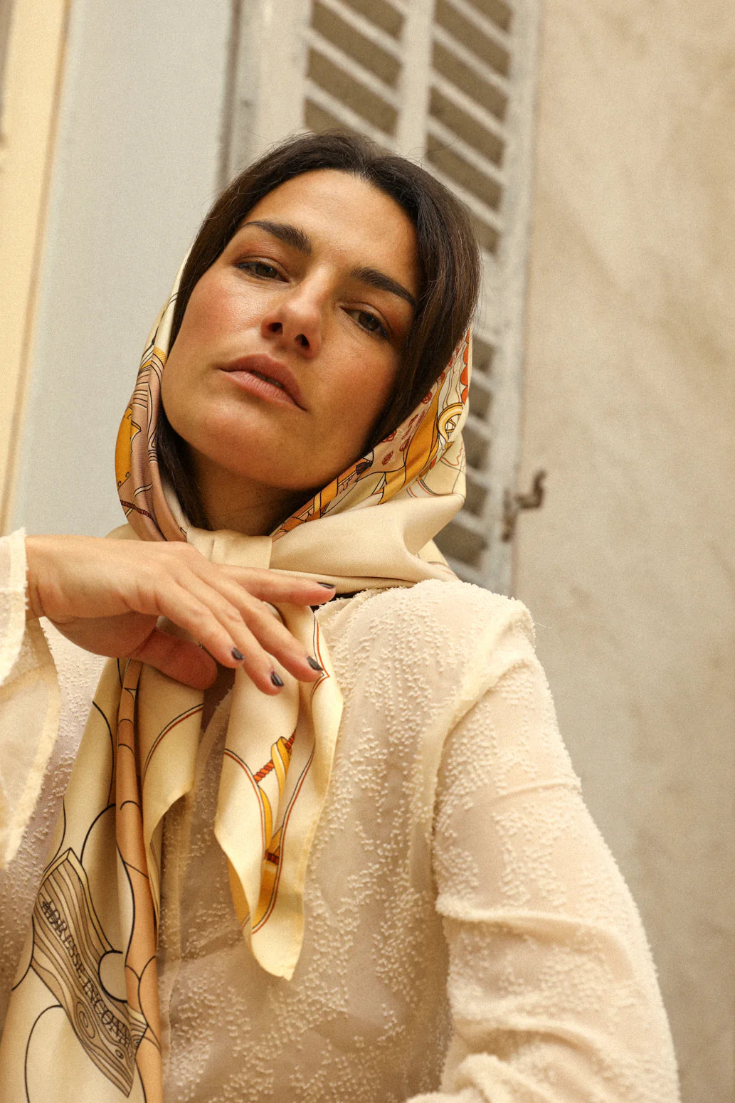 Année carre de soie 110cm Adresse Inconnue La Roulotte neutre