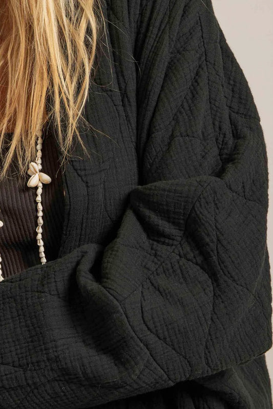 Aokyanos veste kimono Chicago noir