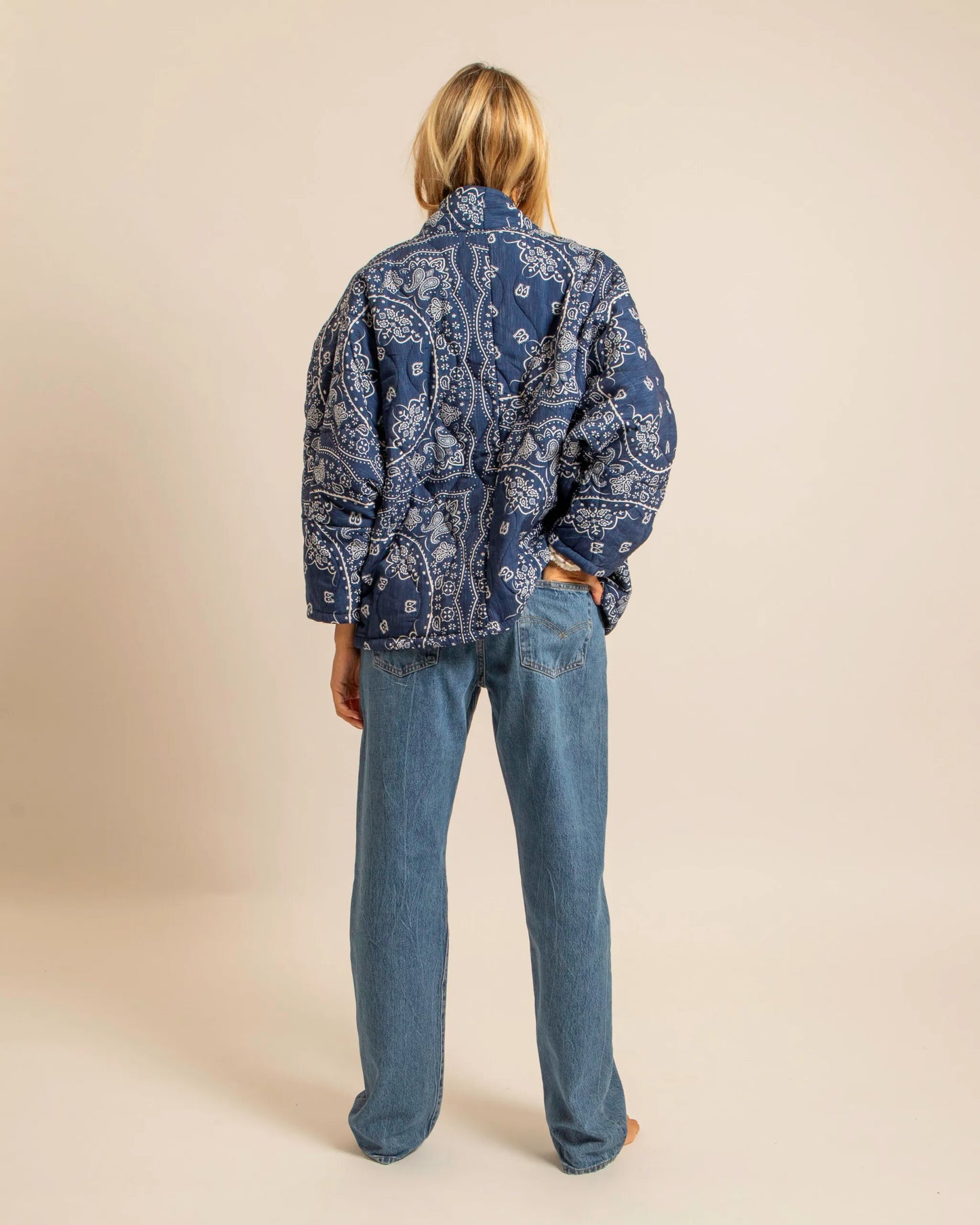 Aokyanos kimono Chicago navy Bandana