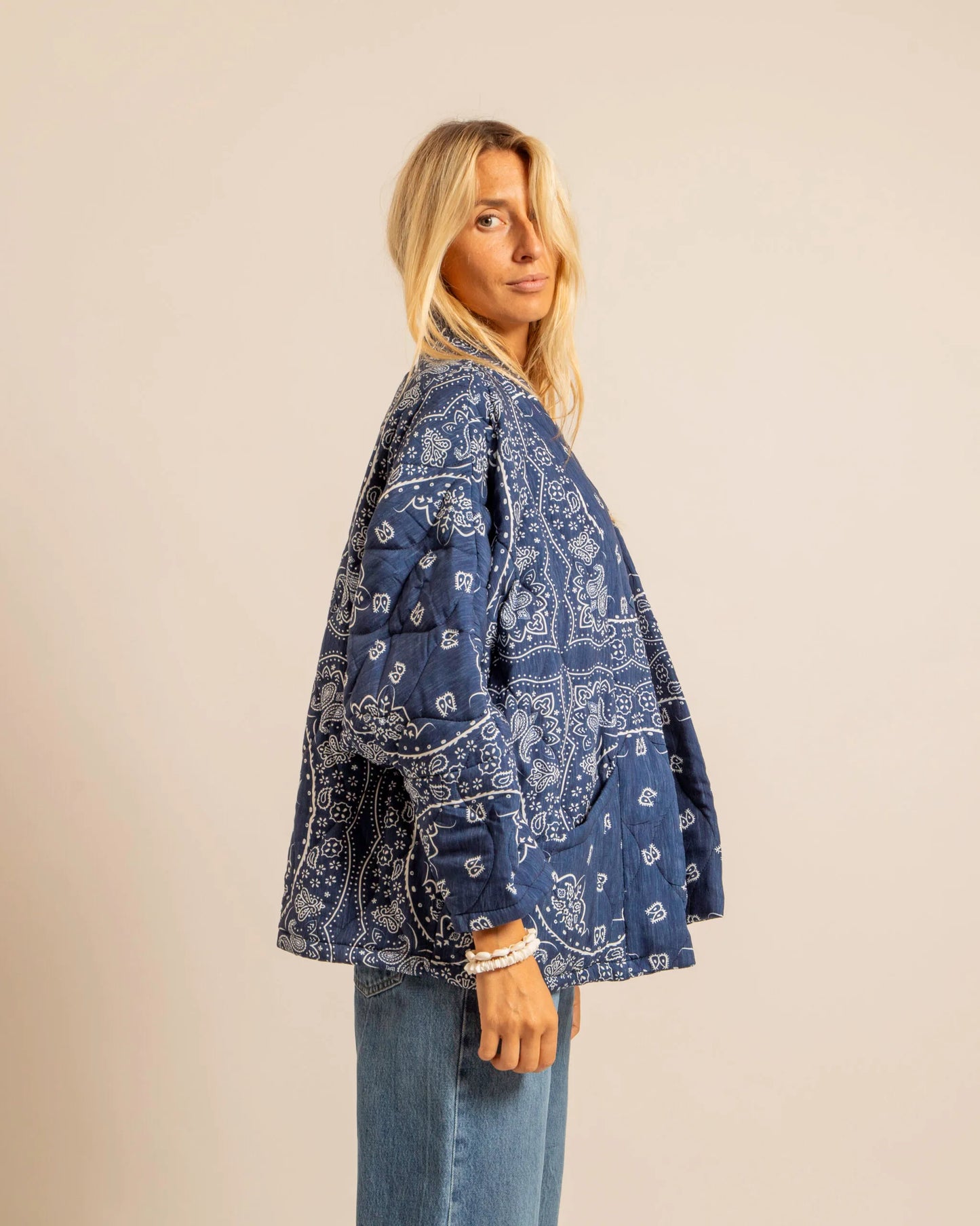 Aokyanos kimono Chicago navy Bandana