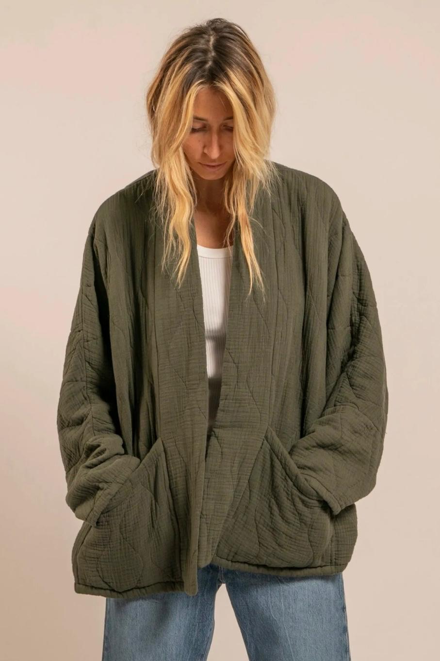 Aokyanos kimono Chicago kaki