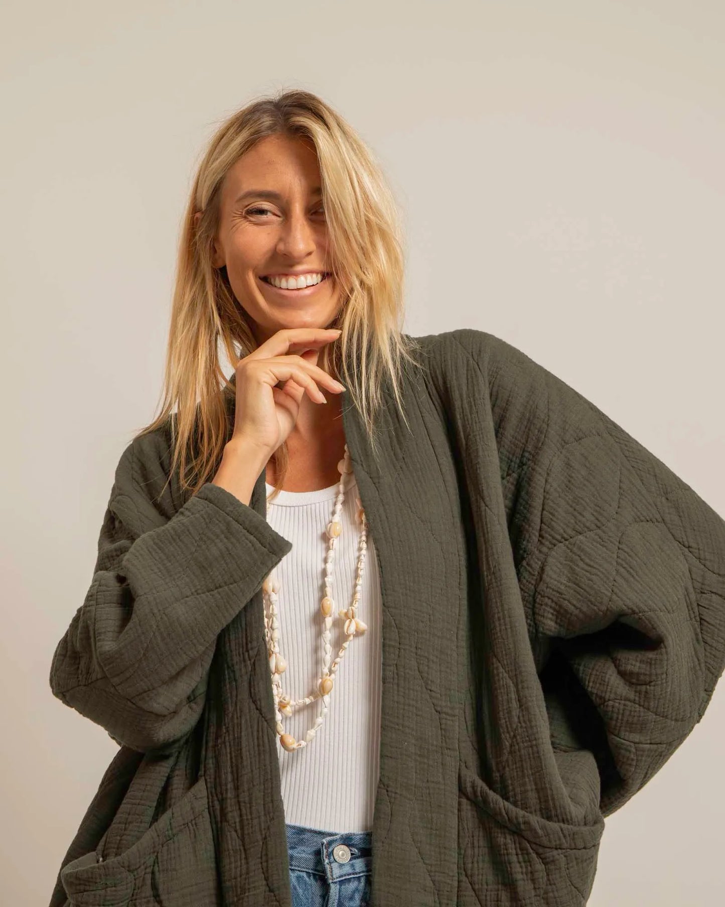 Aokyanos kimono Chicago kaki