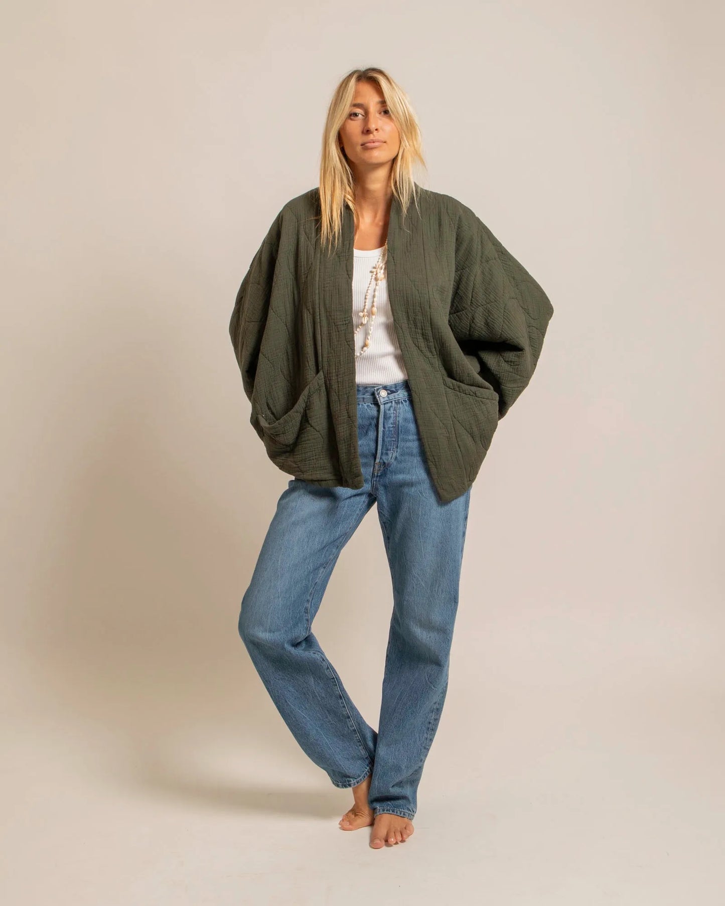 Aokyanos kimono Chicago kaki