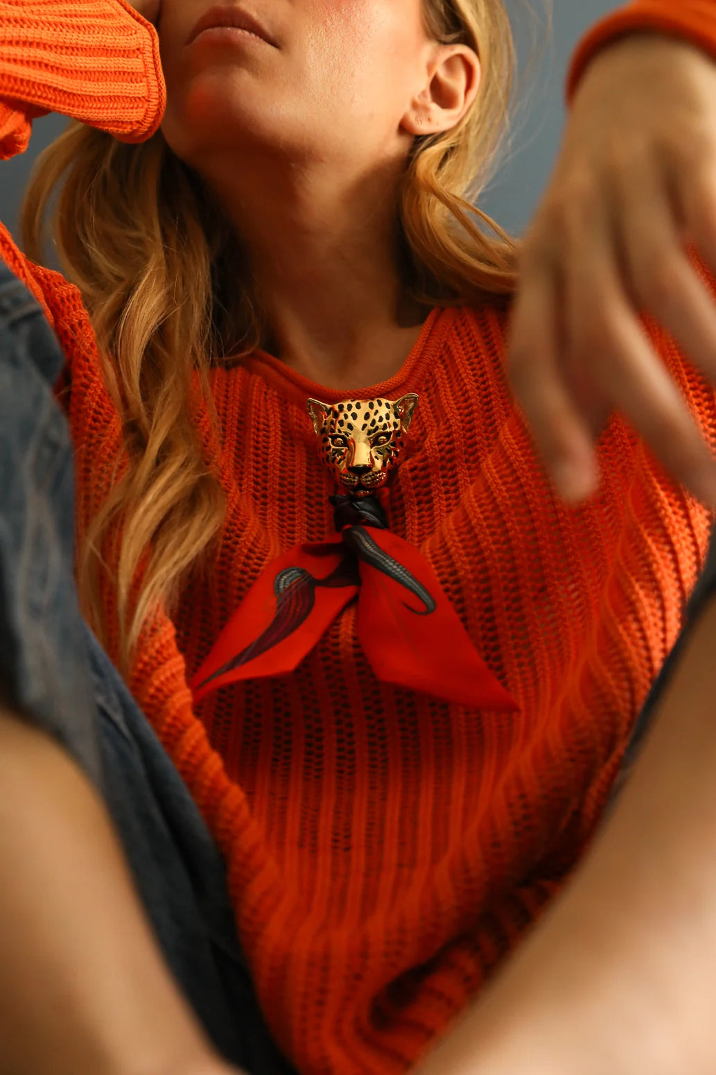Année broche Léopard
