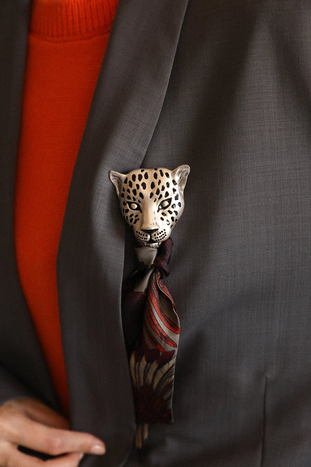 Année broche Léopard