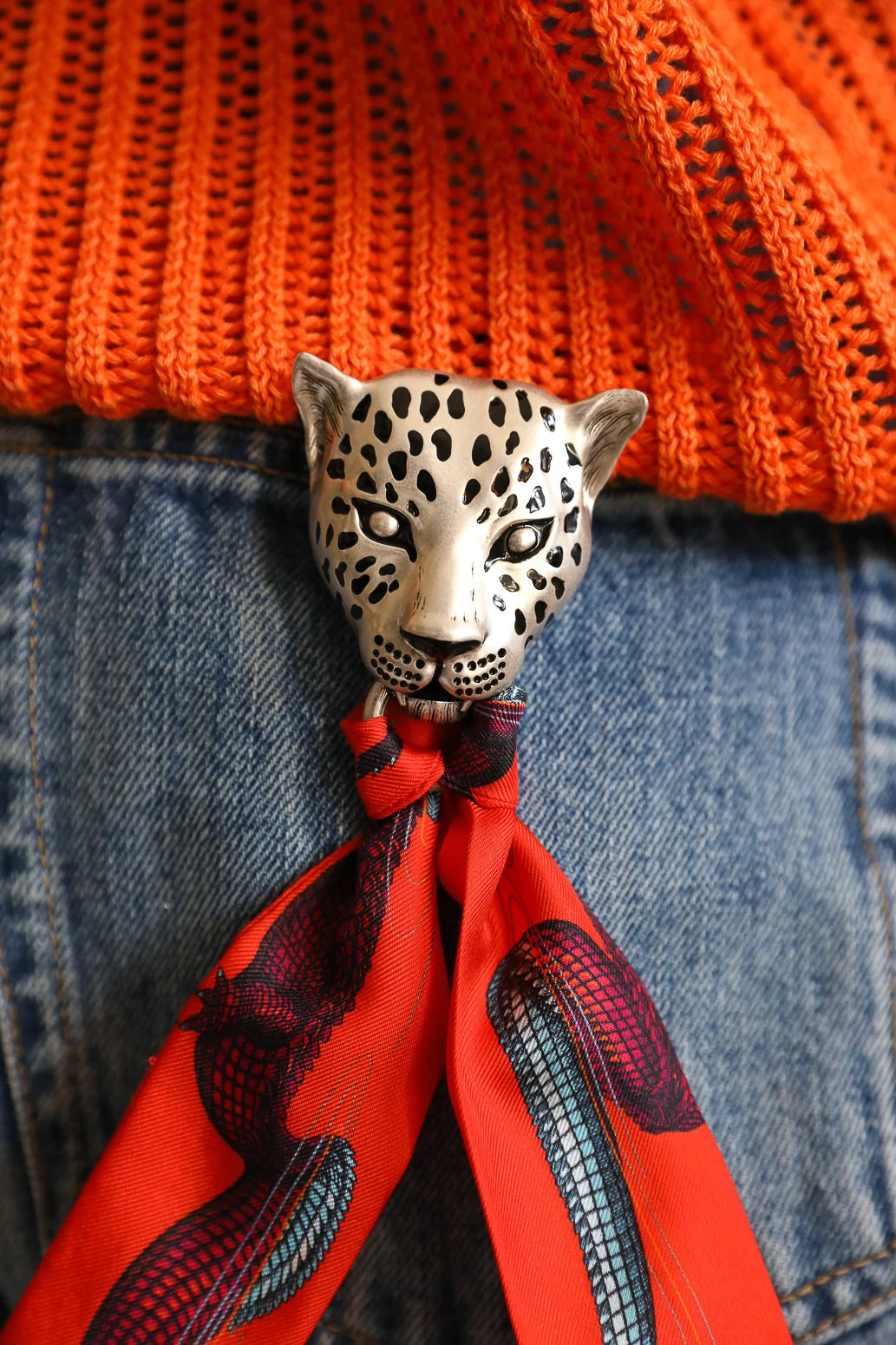 Année broche Léopard