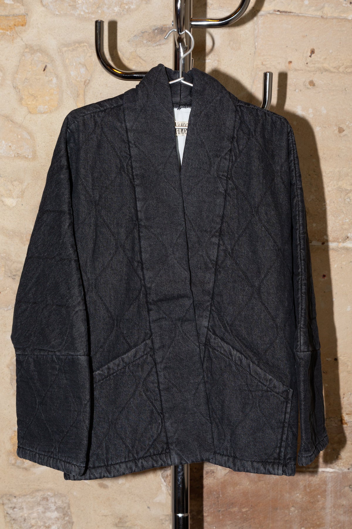 Aokyanos veste kimono Chicago Denim noir