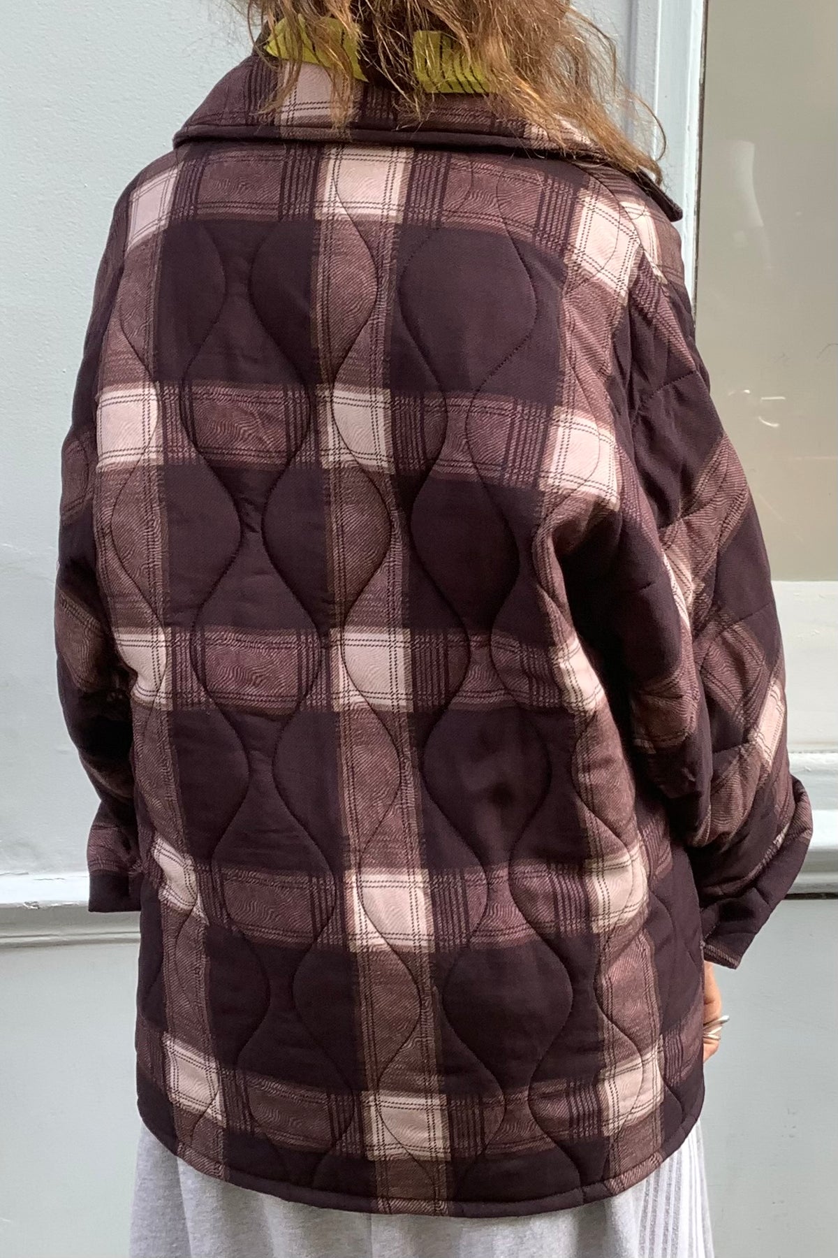 Aokyanos veste kimono Taos gris heritage bordeaux