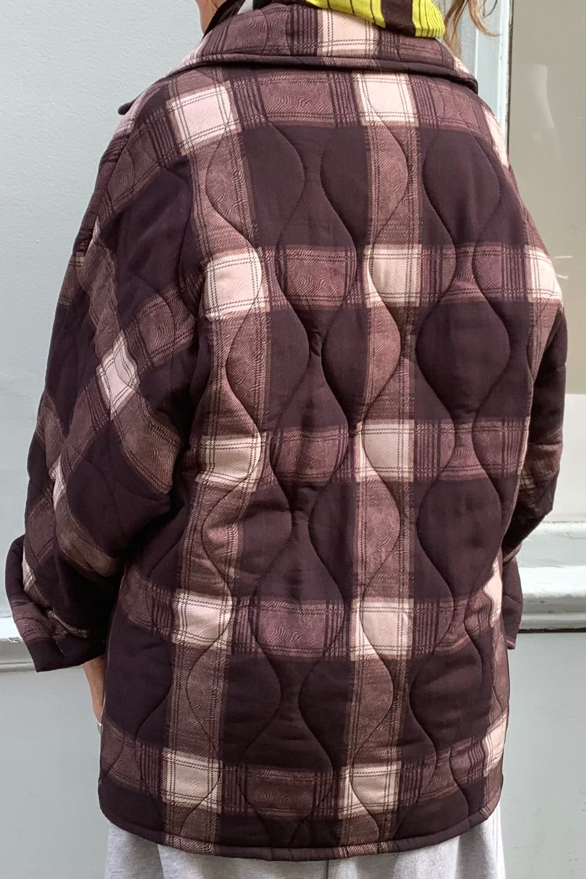 Aokyanos veste kimono Taos gris heritage bordeaux