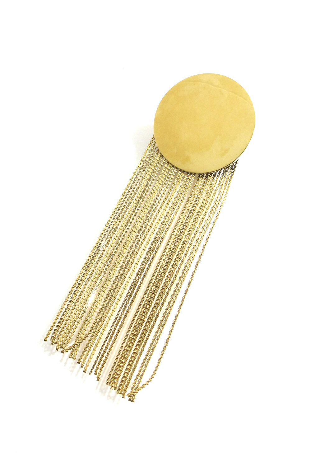 Bali Temples stud Disc Fringes