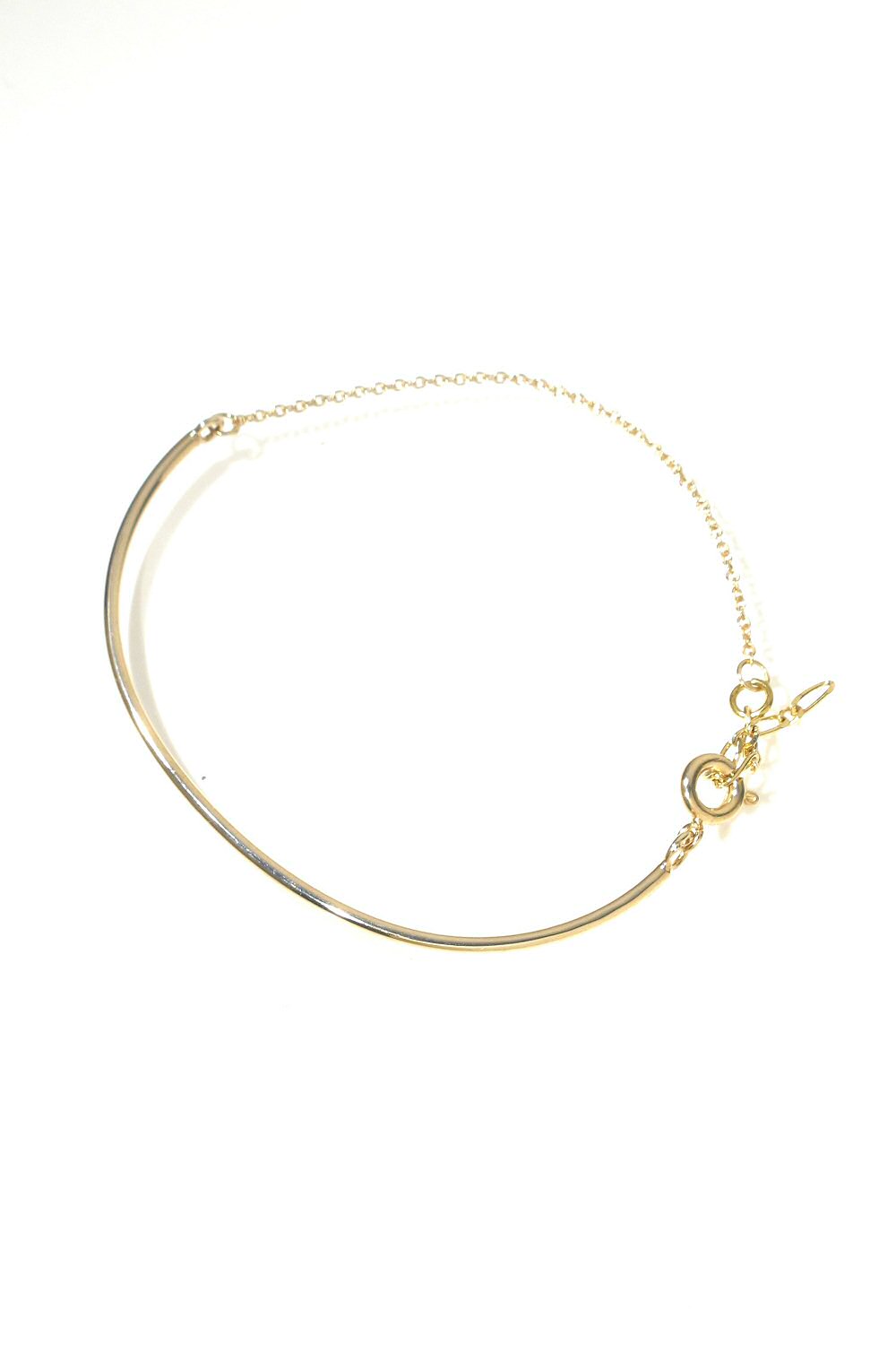 Bali Temples bracelet Demi-Jonc gold plaque or