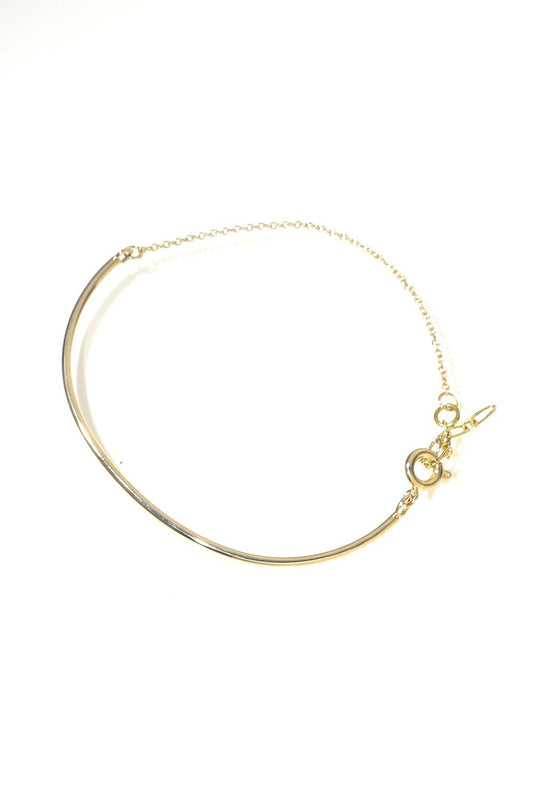 Bali Temples bracelet Demi-Jonc gold plaque or