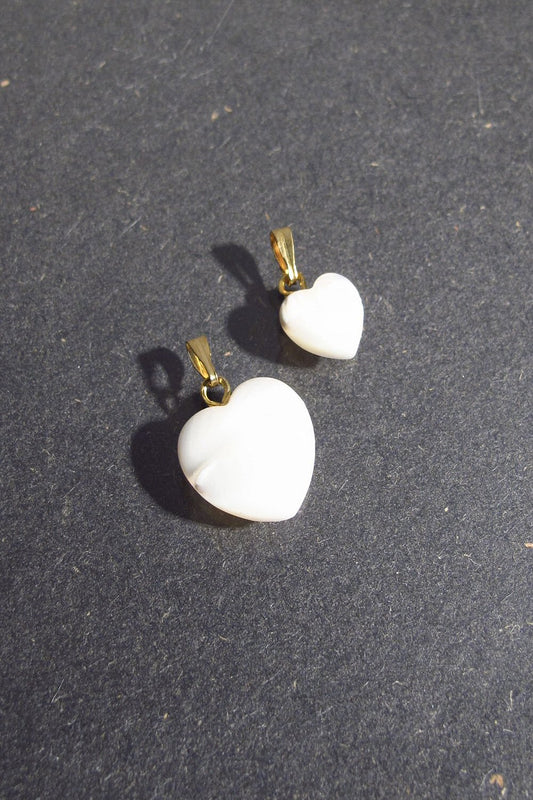 Bali Temples Heart pearl charms