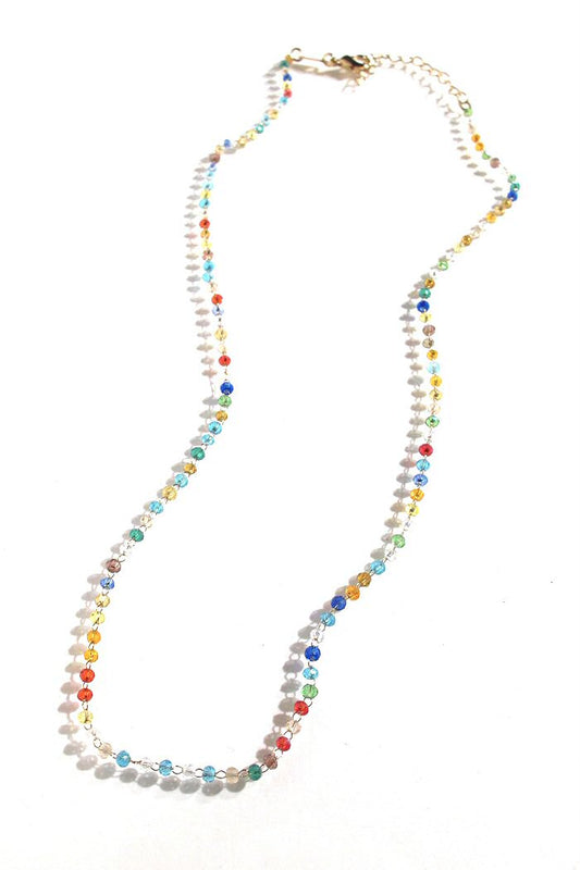 Bali Temples collier Transparent beads perles
