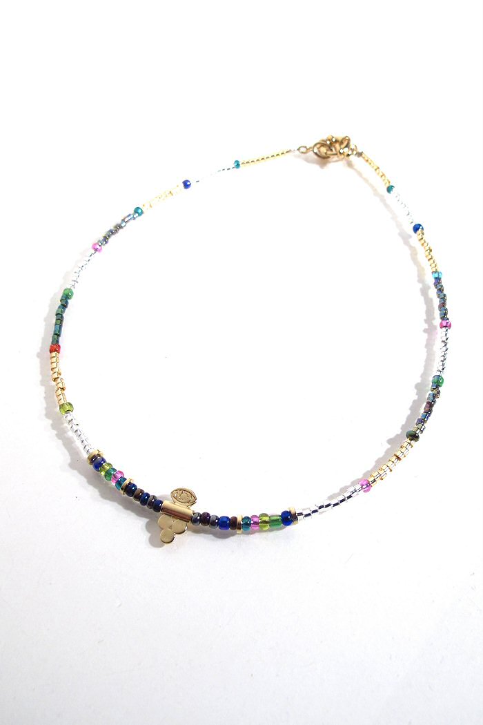 Bali Temples Collier Candy Eye Trio perles rainbow beads