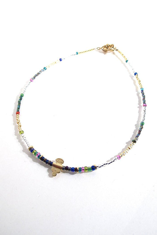 Bali Temples Collier Candy Eye Trio perles rainbow beads