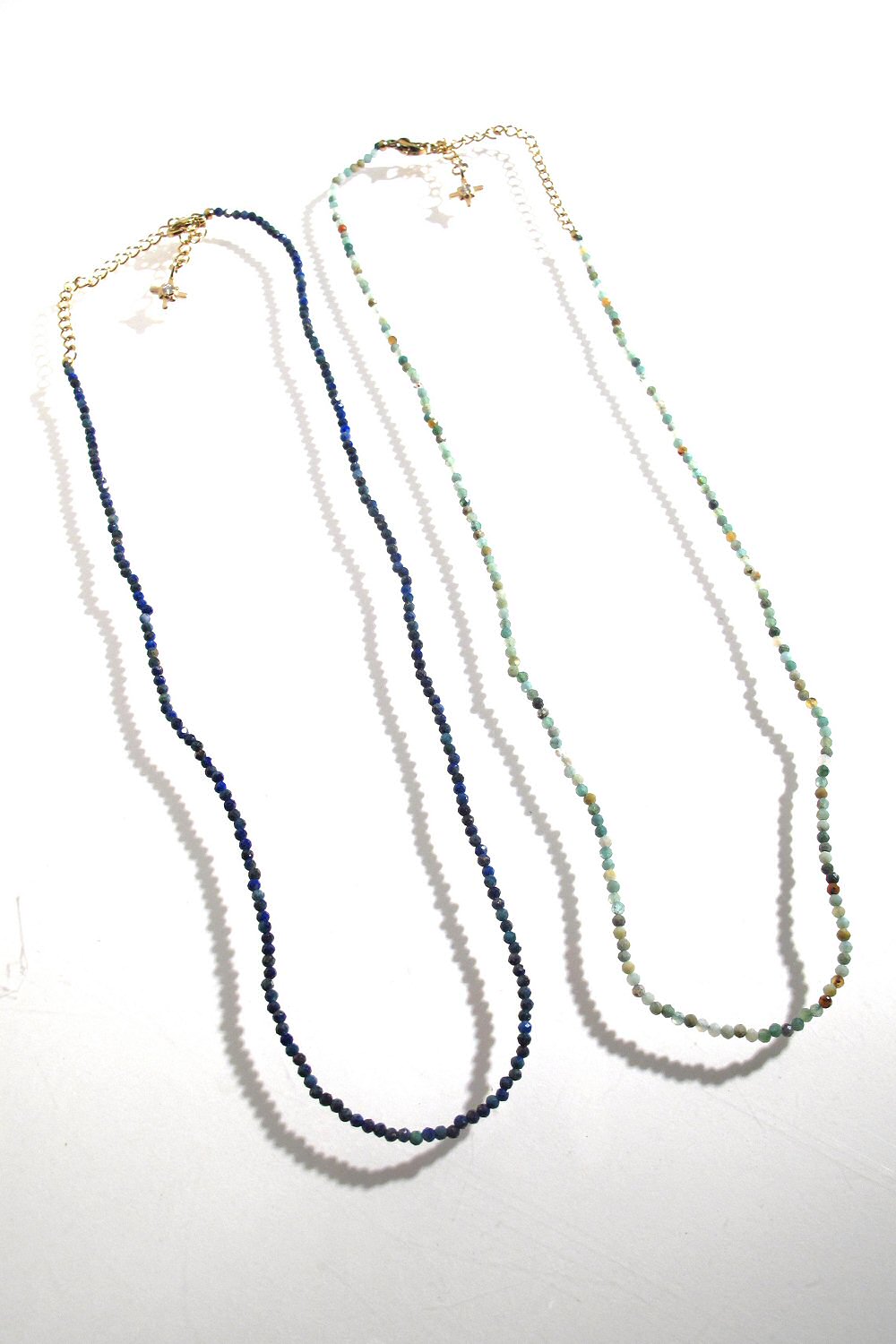 Bali Temples collier Beads Mini perles bleues
