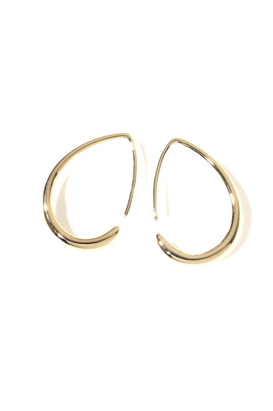 Bali Temples creoles Drop Maxi hoops