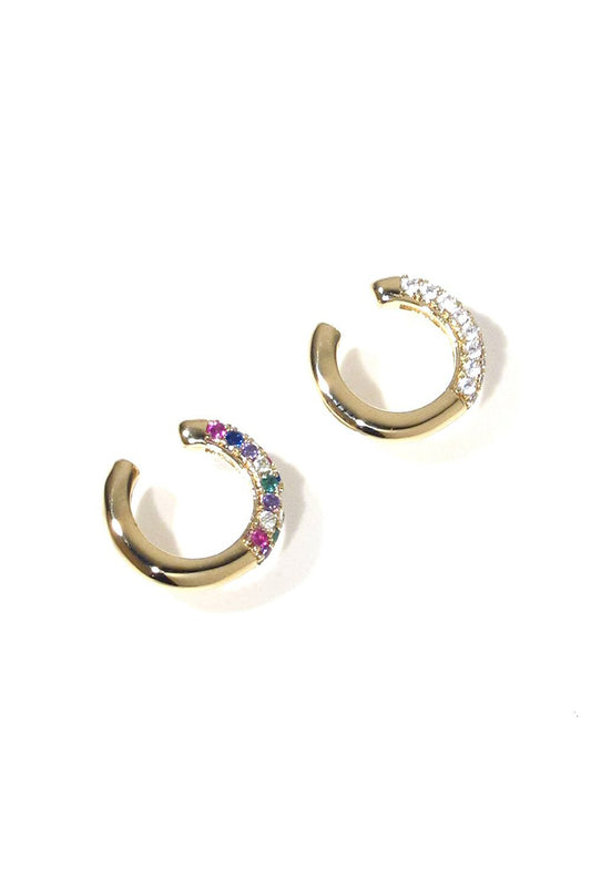 Bali Temples earcuff Bold strass