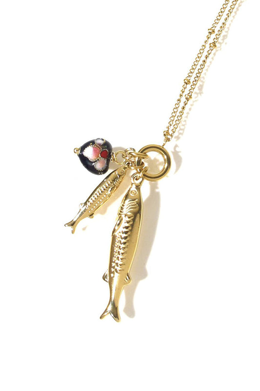 Bali Temples sautoir Fish Family