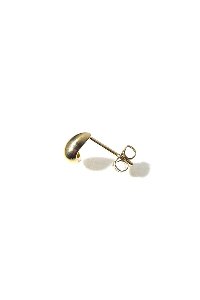 Bali Temples boucle stud Crescent Micro solo