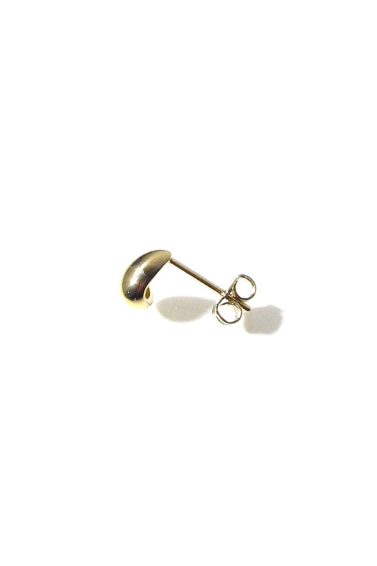 Bali Temples boucle stud Crescent Micro solo