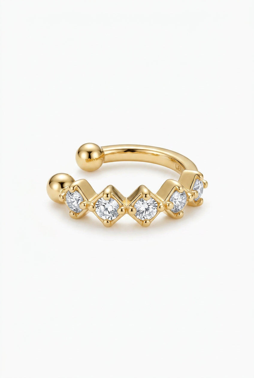 Bali Temples earcuff Losange