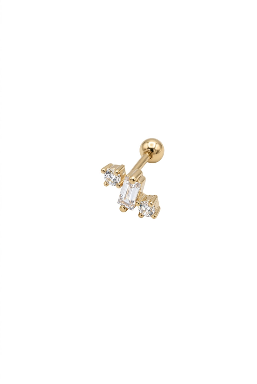 Bali Temples piercing Trio Square Large