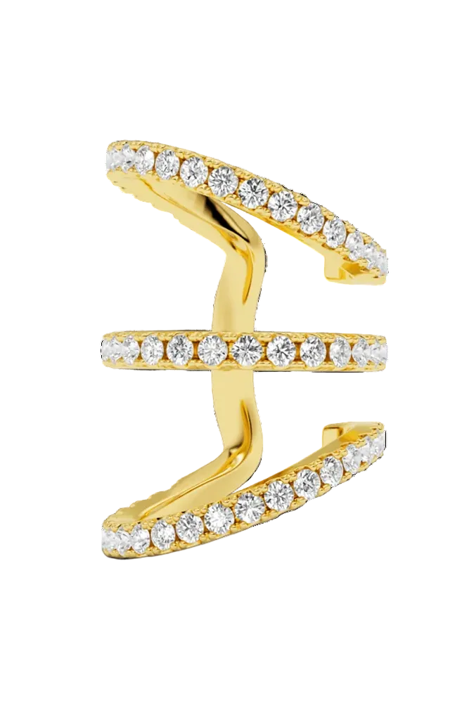 Billion Avenue earcuff Trio Ivy