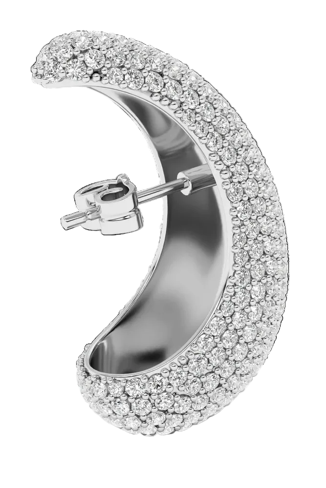 Billion Avenue boucle solo maxi stud Bulb Diamond