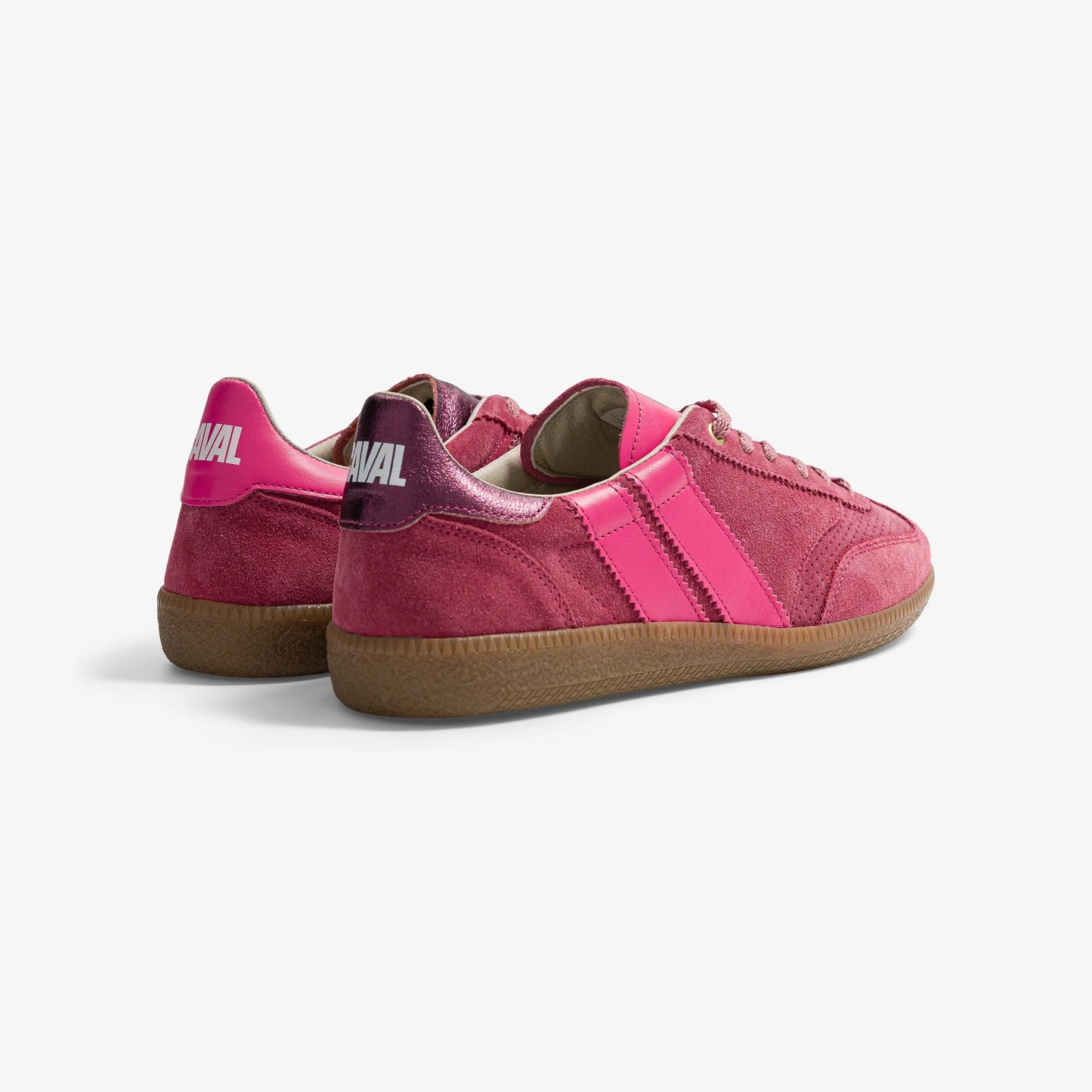 Caval baskets asymetriques rose Metallic Bambino