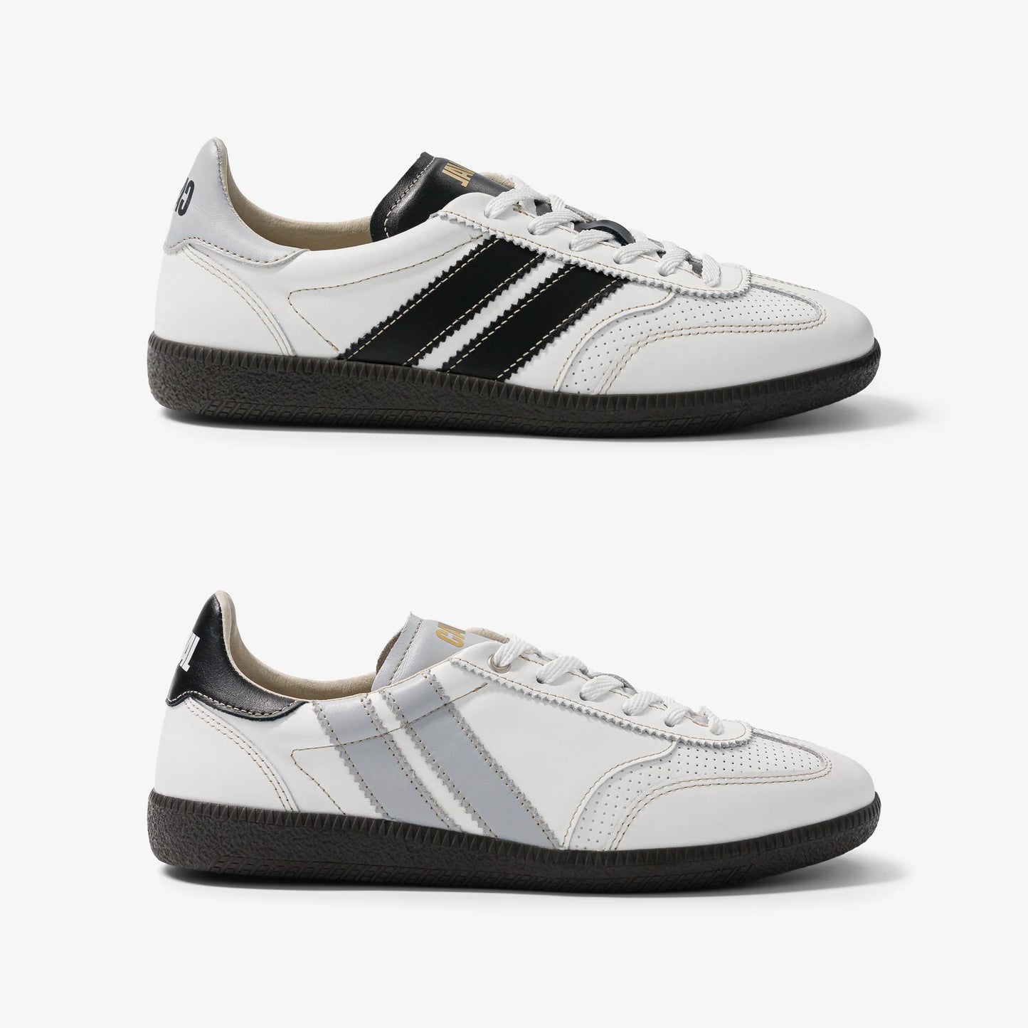 Caval baskets asymetriques black & white Retro Slate
