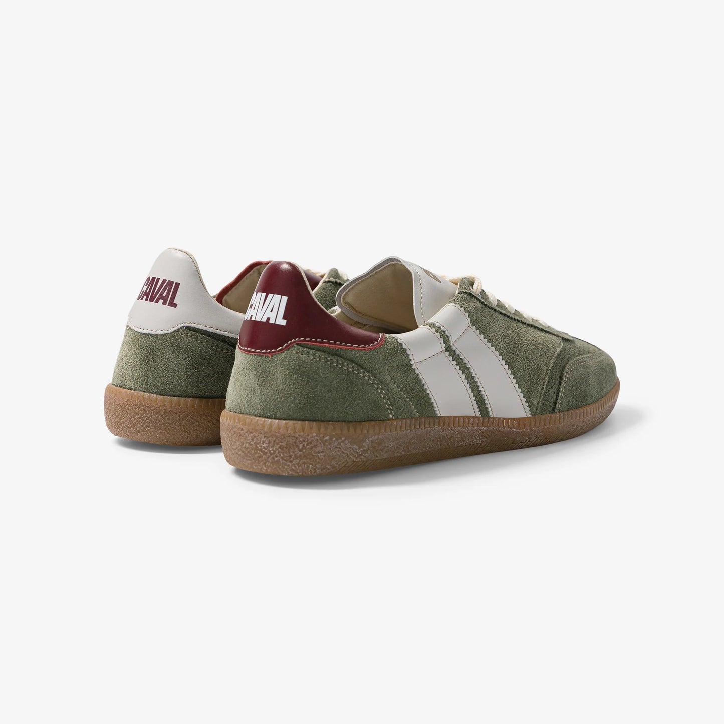 Caval baskets asymetriques kaki Sage Plum