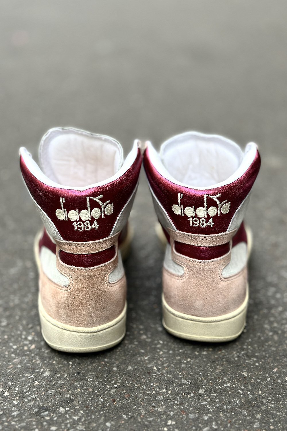 XP | Diadora baskets hi-tops MI baskets pink metallic