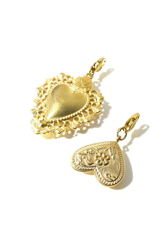 Palas charm médaille Coracao coeur
