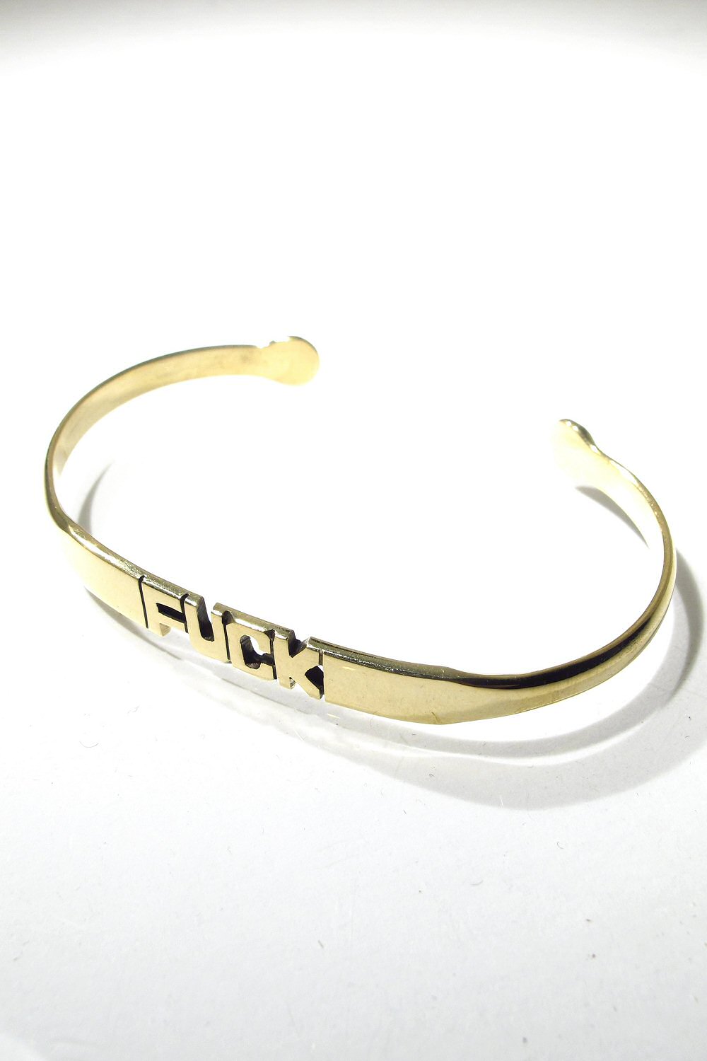 Flora Jane bracelet message Fuck