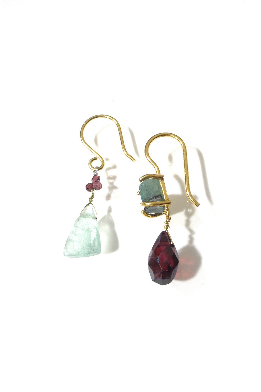Fourbi de Capucine boucles Raw Asymetry paire