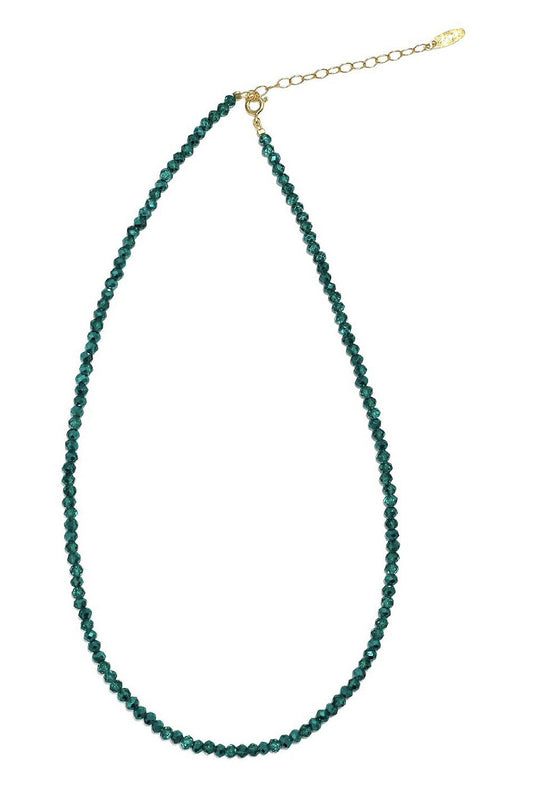 Hermina Athens collier perles beads vert