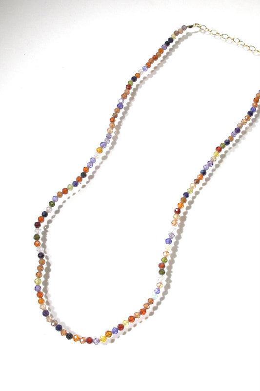 Hermina Athens collier perles beads rainbow