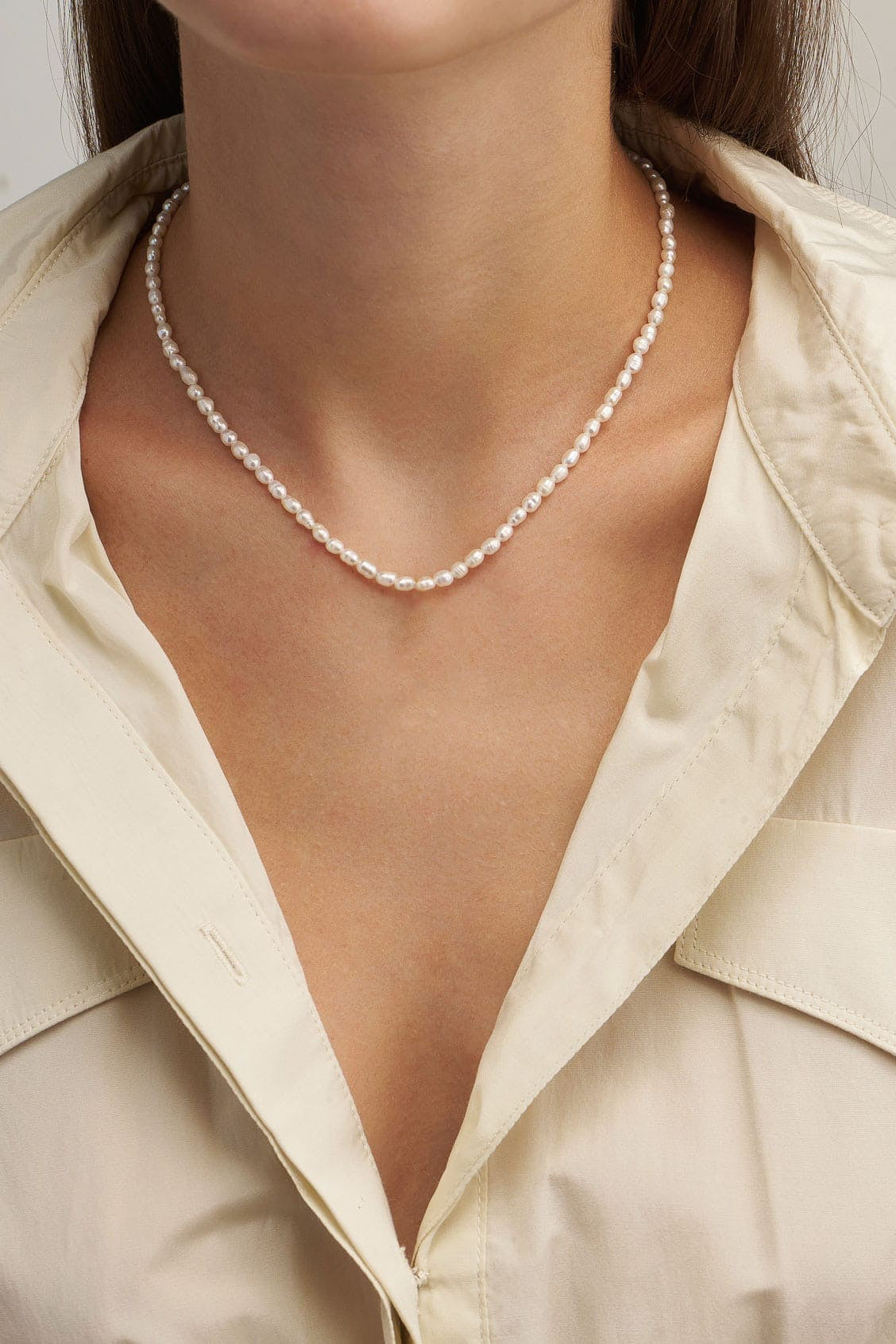 Hermina collier perles nacre