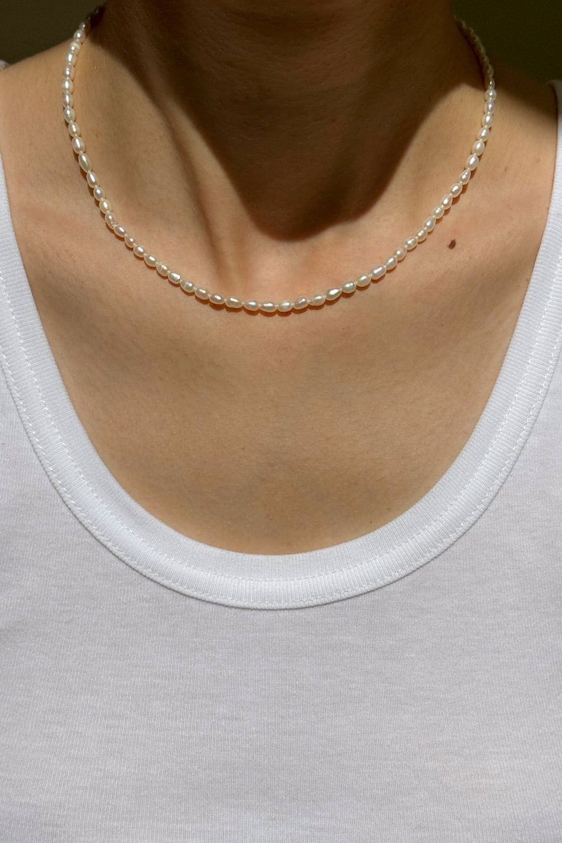 Hermina collier perles nacre