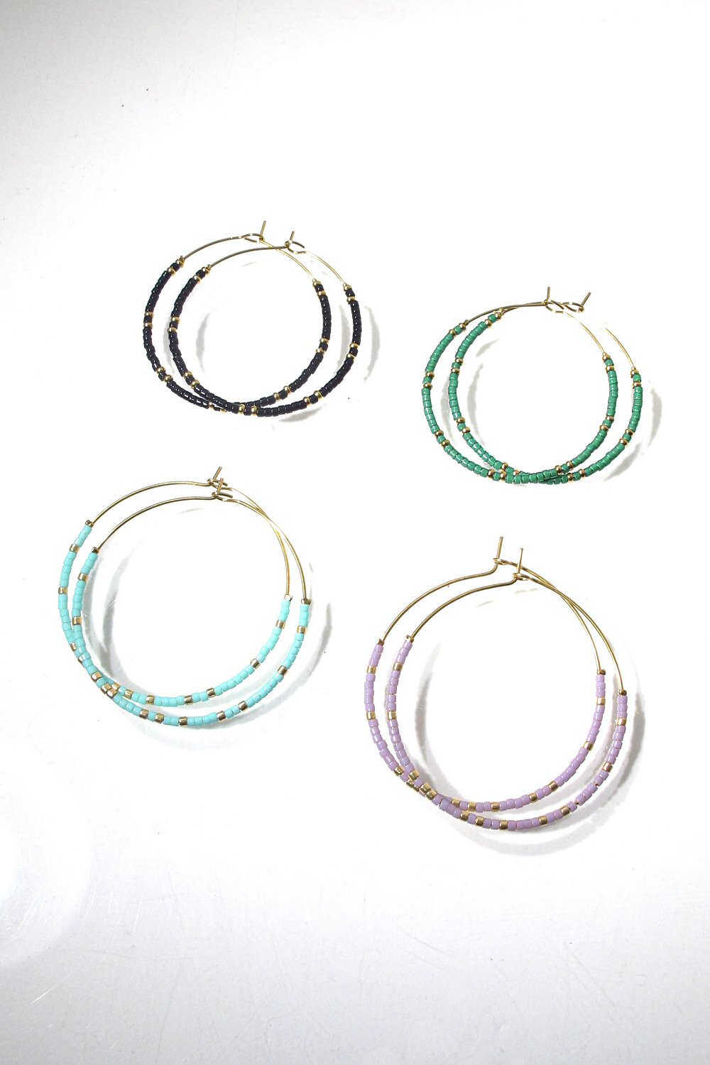 Bali Temples créoles Miyuki Hoops