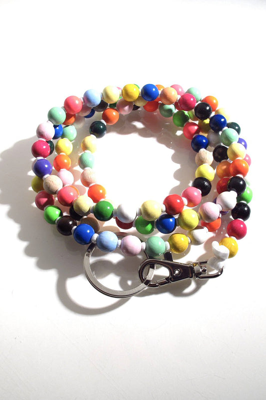 Ina Seifart Mini-beads rainbow strap