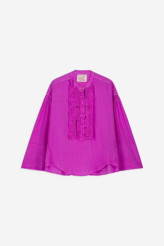 XP | Laurence Bras chemise blouse Magda violet