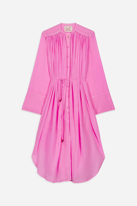 XP | Laurence Bras robe Cigarlong fluo pink